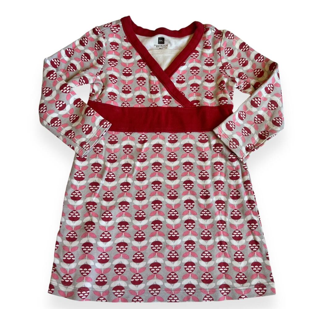 Tea Collection Banded Long Sleeve Dress